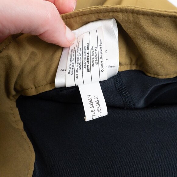 ✨ MEC Crinkum Plus Shorts Padded Mustard Brown Mountain Biking Size 36 - Picture 16 of 16